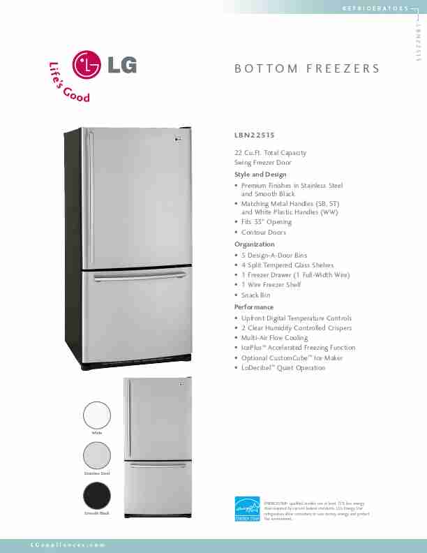 LG Electronics Refrigerator LBN22515-page_pdf